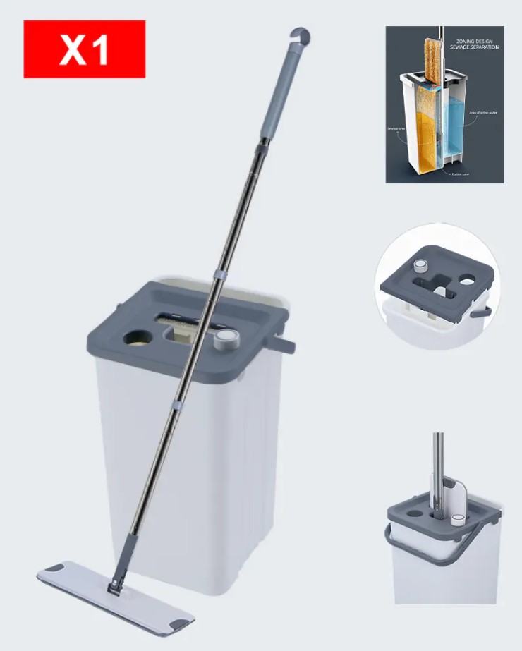 Bộ xô lau nhà phẳng có thể cải thiện hiệu quả làm sạch không?